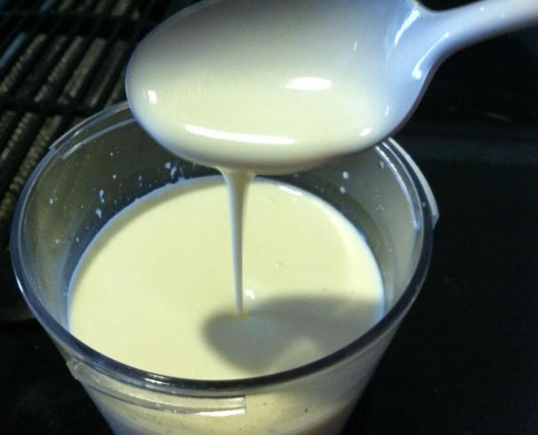Glorious, Thick Double Cream Made with Bel Cream Maker