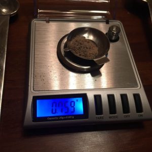 1/4 teaspoon on the micro-scale